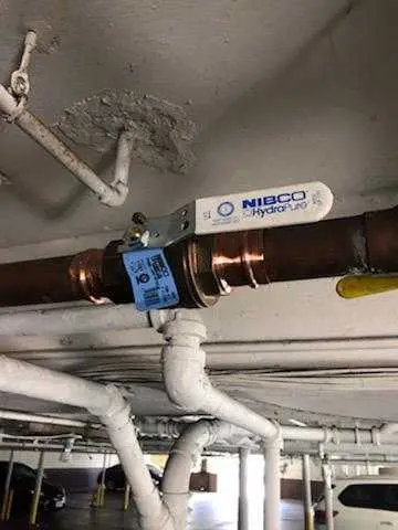 Copper pipe repair and valve work for Backflow Testing in Concord