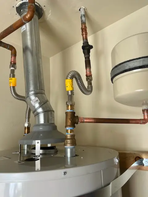 Water heater installation and plumbing repair in Concord